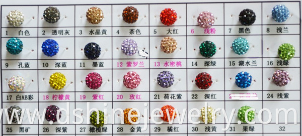 Colorful Shamballa Beads Bracelet